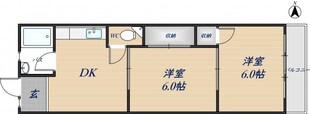 ヴィラ西村の物件間取画像